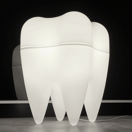 3D Zahn weiss